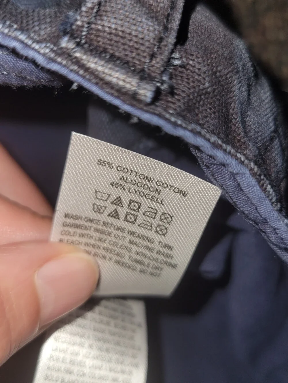 Lucky Brand Men's Blue Black Camo Cargo Shorts